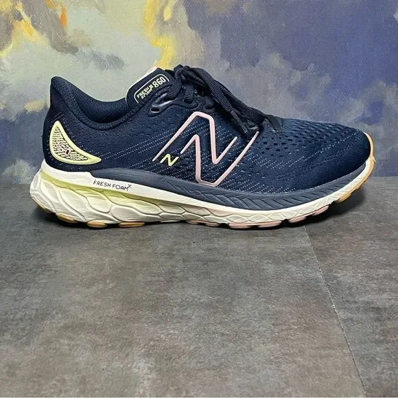 New Balance Fresh Foam X 860 Women's Navy Blue Running Shoes Size 8.5B - Picture 11 of 16